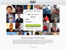 Tablet Screenshot of gaysverige.com